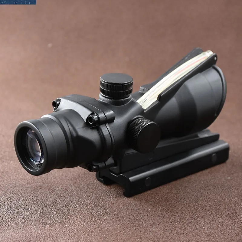 Тактический винтовочный прицел из красного волокна Acog Style 4x32 M6884 | Спорт и