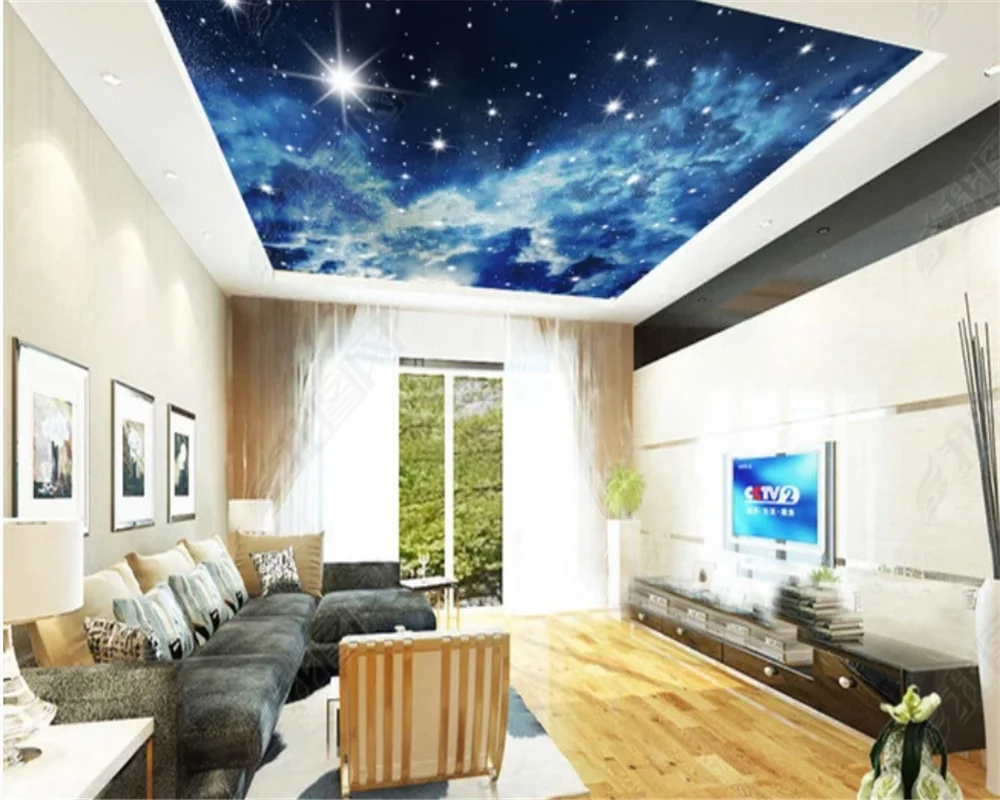 3D обои beibehang с изображением звездного неба на заказ новинка современное