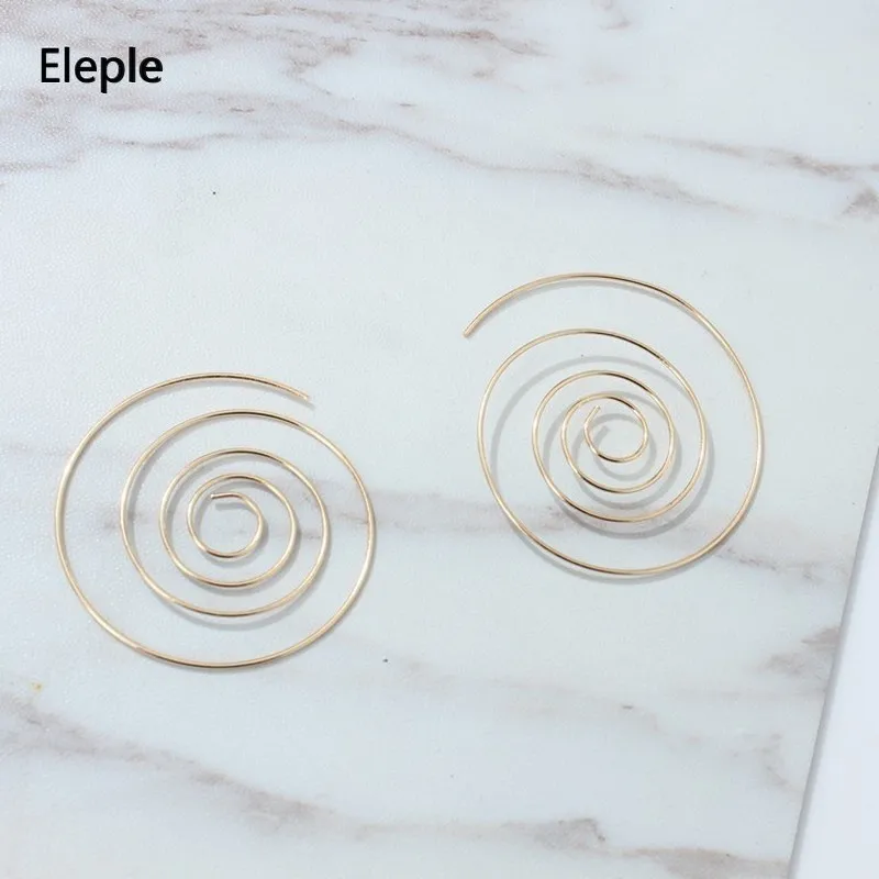 Элегантные женские модные серьги с кольцом многослойные вечерние для ночного