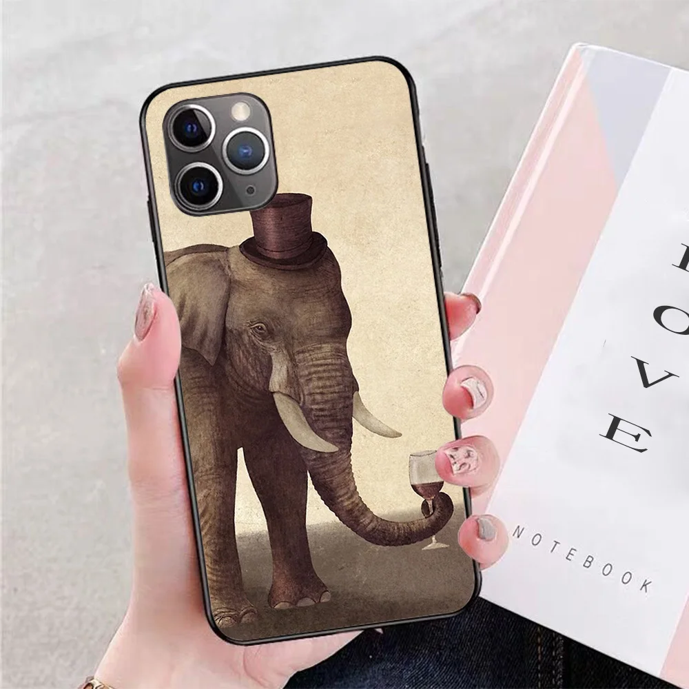 

For iPhone A Fine Vintage Soft TPU Border Apple iPhone Case