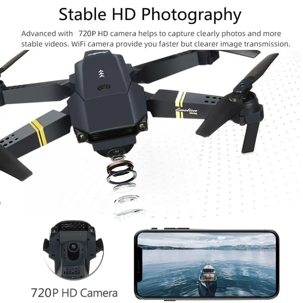 Радиоуправляемый Дрон с HD камерой 720/1080P/4K X Pro вертолет FPV Квадрокоптер дроны VS