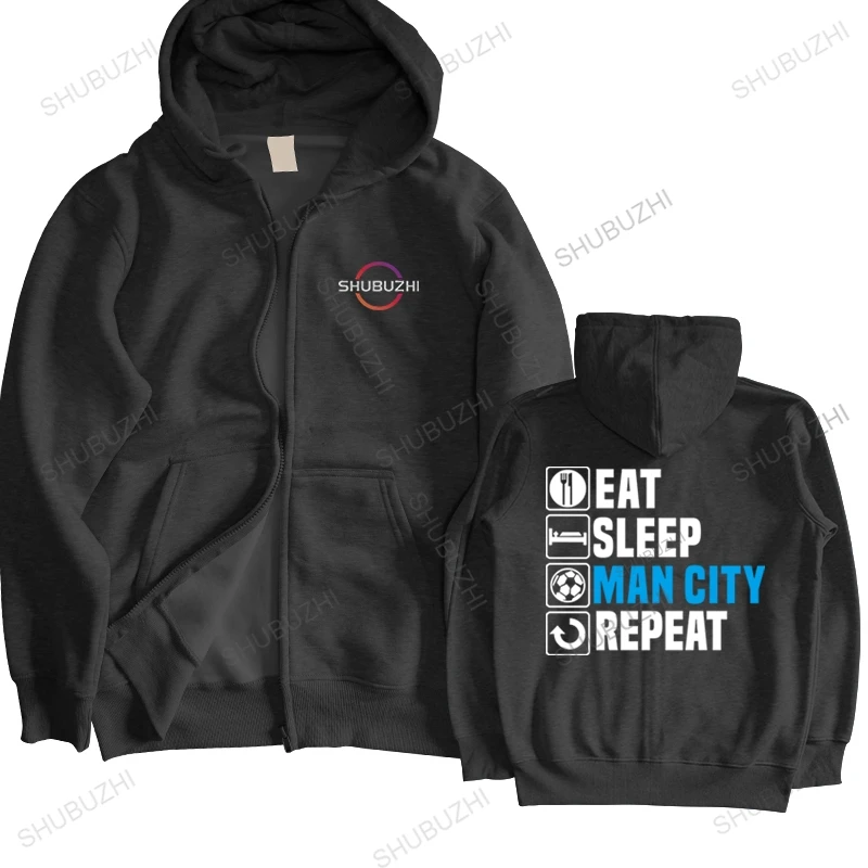 

New fashion jacket cotton pullover EAT SLEEP MAN CITY REPEAT brand top unisex pullover hirt streetwear for boys drop shipping