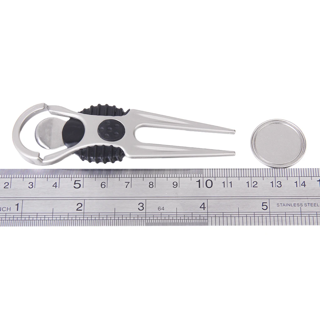 

Alloy Golf Repair Divot Tool + USA Flag Golf Marker Magnetic Hat Clip Golf Accessories Golf Training Aids