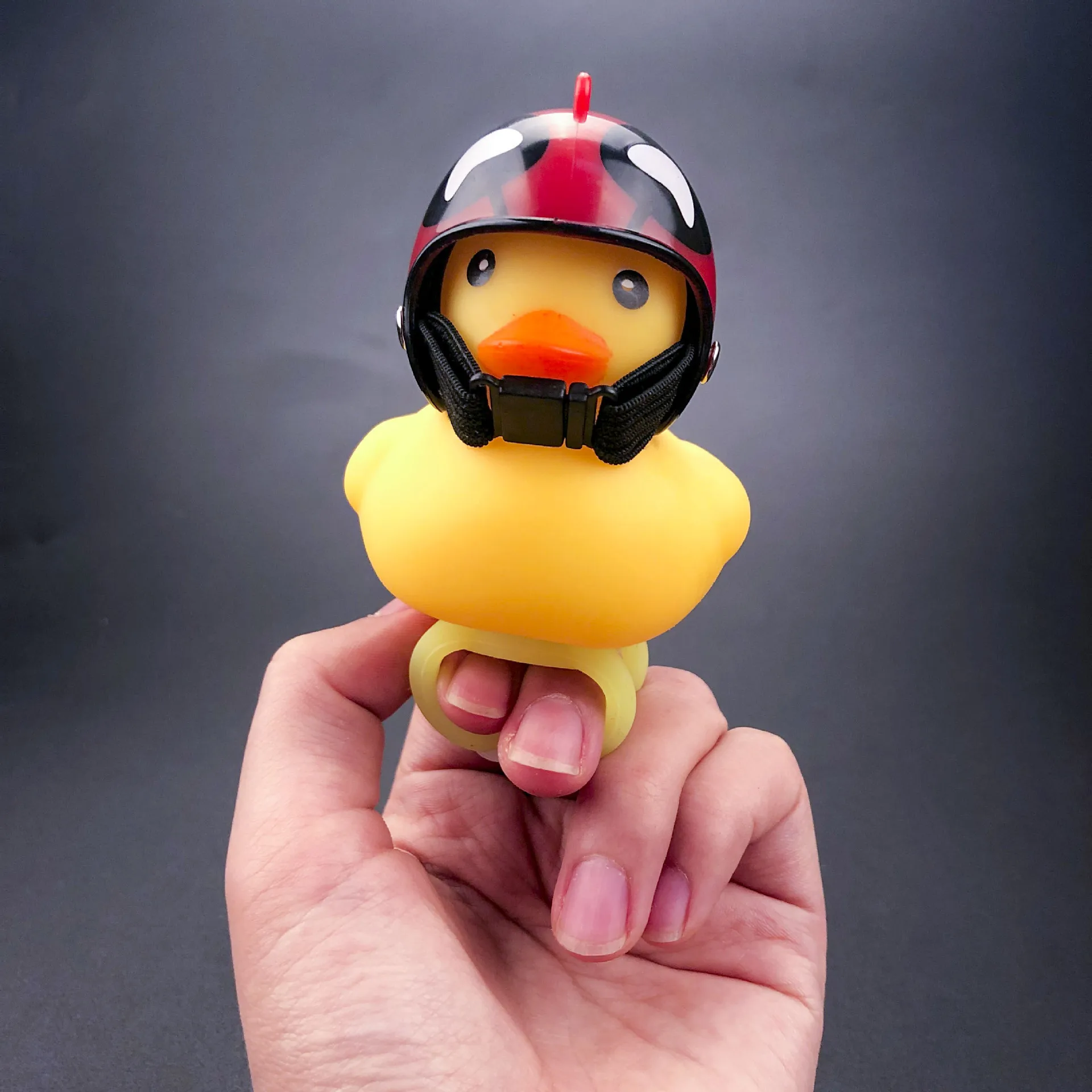 Детский велосипедный Звонок желтая утка Невидимый Электрический гудок утенок