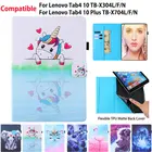 Чехол Funda для Lenovo TAB4 Tab 4 10 ТБ-X304L TB-X304FN чехол для планшета Lenovo Tab 4 10 плюс TB-X704L TB-X704FN Coque чехол с подставкой