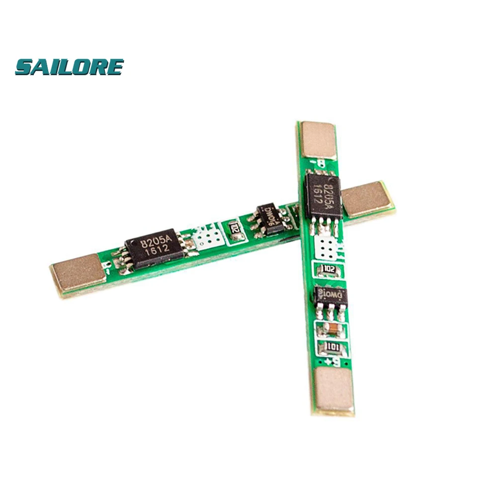 

5pcs 1S 3.7V 2A li-ion BMS PCM 18650 Lithium Battery Protection Board Overcharge Over-discharge Short Circuit PCB ion li Cell