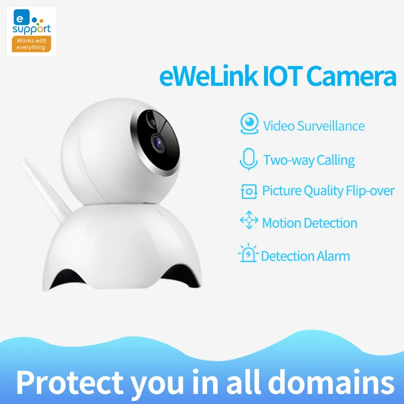 EWeLink IP камера Smart IOT HD камера reomotely просмотр по мобильному телефону двухсторонний аудио домофон ночное видение ИК светодиодный камера