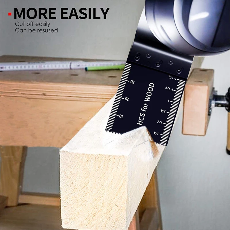 

35Pcs Wood Oscillating Multitool Quick Release Saw Blades Oscillating Saw Blade Kit, Multi Oscillating Tool Accessories