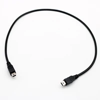 1pc usb mini 5 pin male to mini usb 5 pin male extention adapter cord mm cable 50cm
