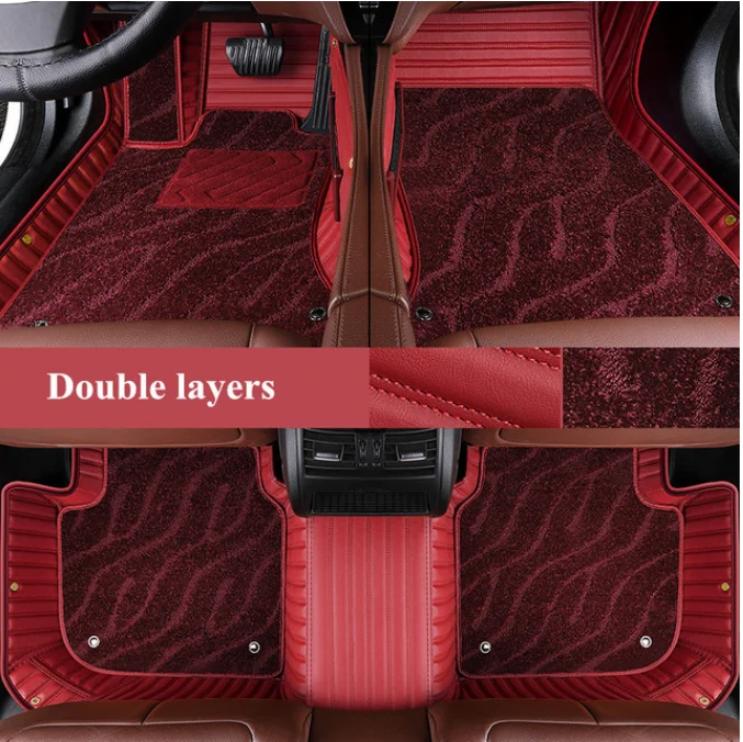 

Custom special car floor mats for BMW 840d Coupe G15 2020-2019 durable waterproof double layers car carpets