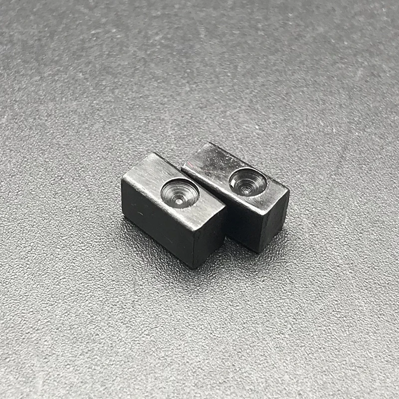 2 stücke doppel system elektrische gitarre brücke system pull string bar locking string brücke block string guide draht sattel mit schr