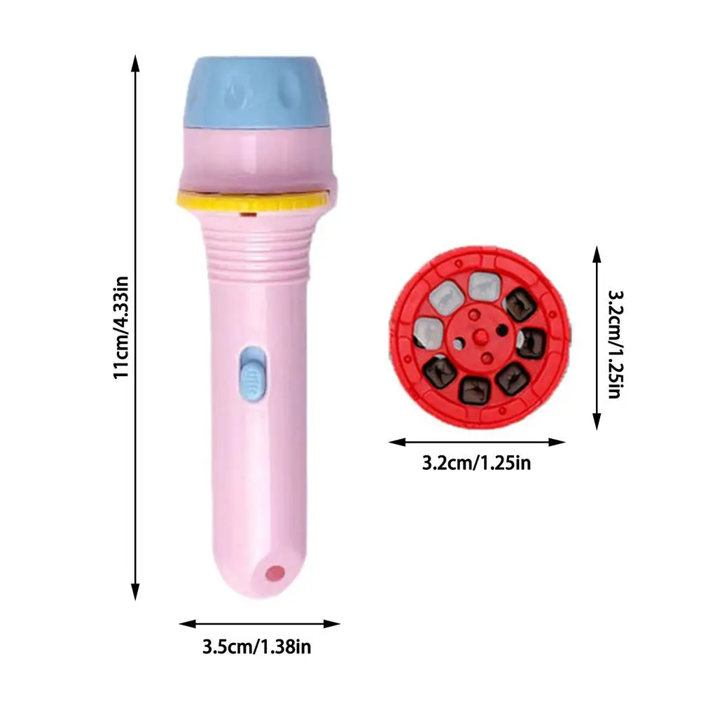 

Slide Projector Children Projector Light Flashlight Cartoon Animal Fruit Cartoon Projection Flashlight Toy For Kids Lamp Toys