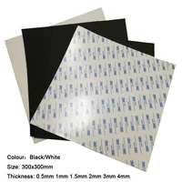 1pcs self adhesive silicone rubber sheet 300x300x0 511 5234mm food grade high temperature resistance silicone board mat