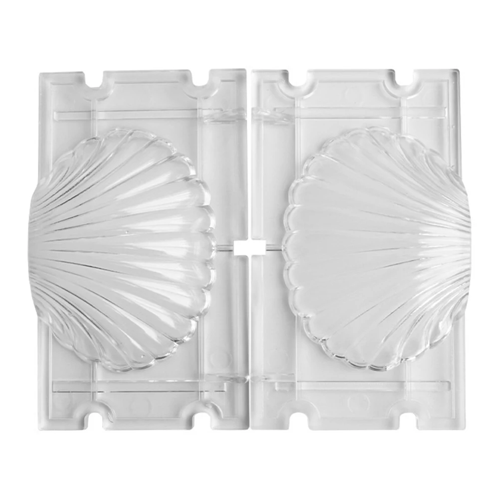 

3D Seashell Moulds DIY Scented Candle Plaster Scallop Durable Mold Craft For Cake Pastry Baking Decorating Tool Candle Soap Mold