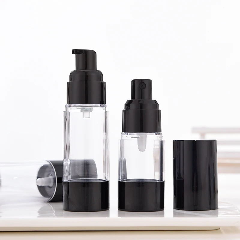 Безвоздушные косметические бутылки 15 мл 30 50 вакуумный насос для путешествий