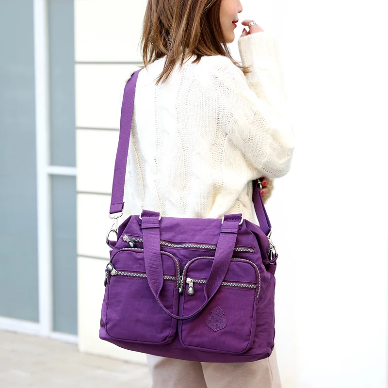 Роскошная женская нейлоновая сумка через плечо, женская сумка Bolsa Feminina, водонепроницаемая сумка с высокой вместительностью для путешествий, женская сумка через плечо