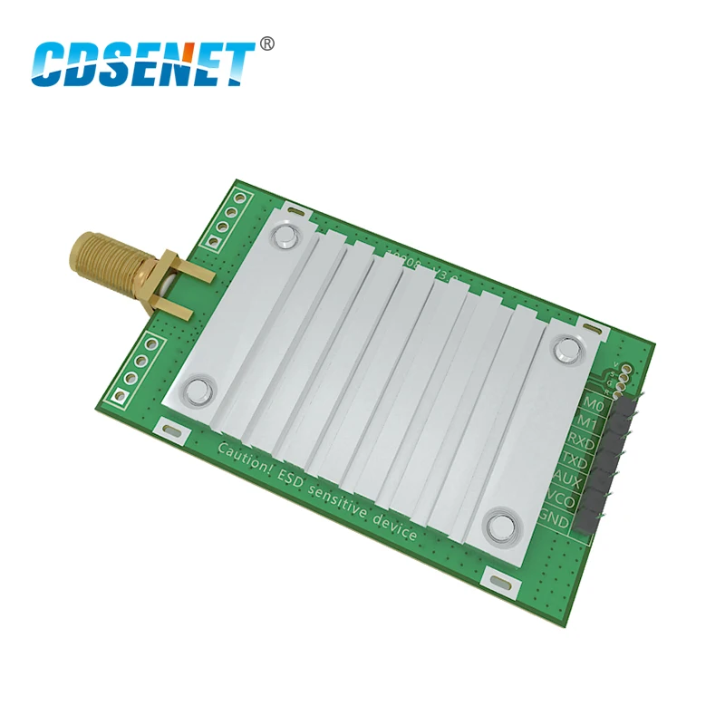 

433MHz AX5243 Transceiver rf Module Long Range 33dBm CDSENET E31-433T33D UART SMA Male 2W 433 MHz rf Transmitter and Receiver