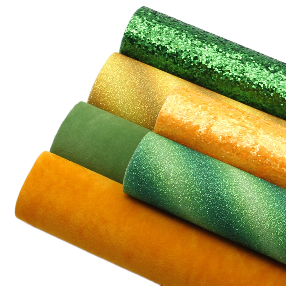 Набор аксессуаров David 6 шт./компл. 20*33 см желто-зеленая блестящая синтетическая