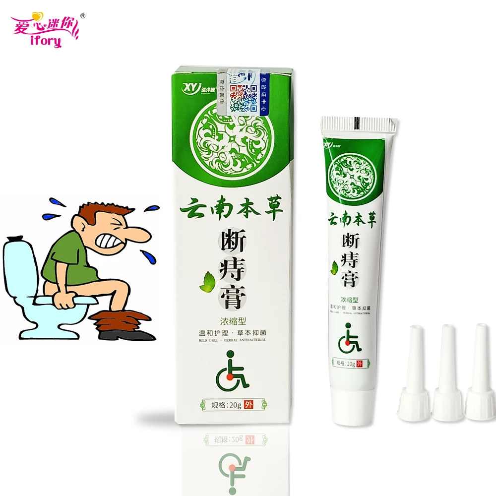 Мазь от геморроя Ifory крем для облегчения анальной боли китайский патч сваи