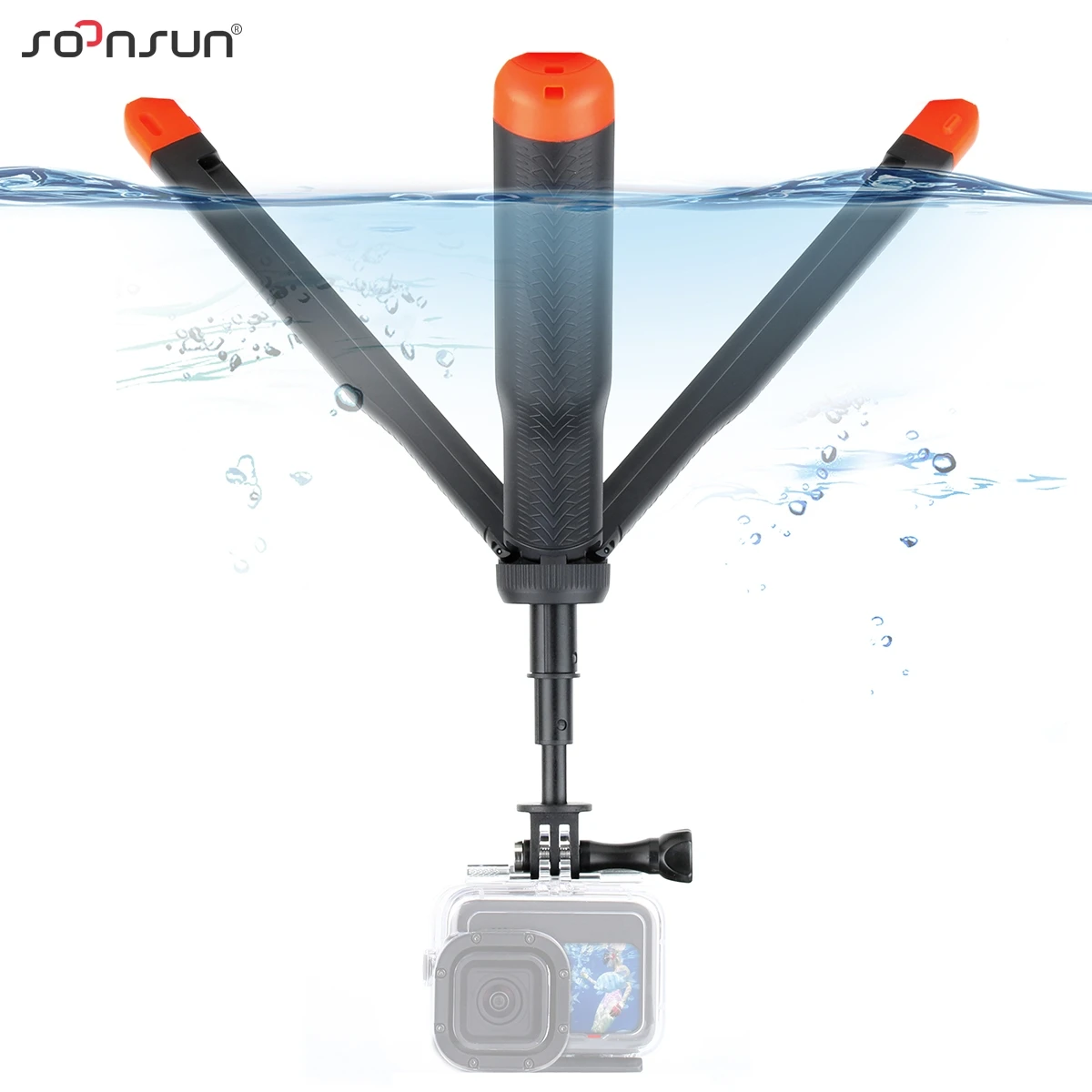 SOONSUN плавающий Штатив для GoPro Hero 10 9 8 7 6 5 селфи-палка DJI OSMO экшн-камеры выдвижной