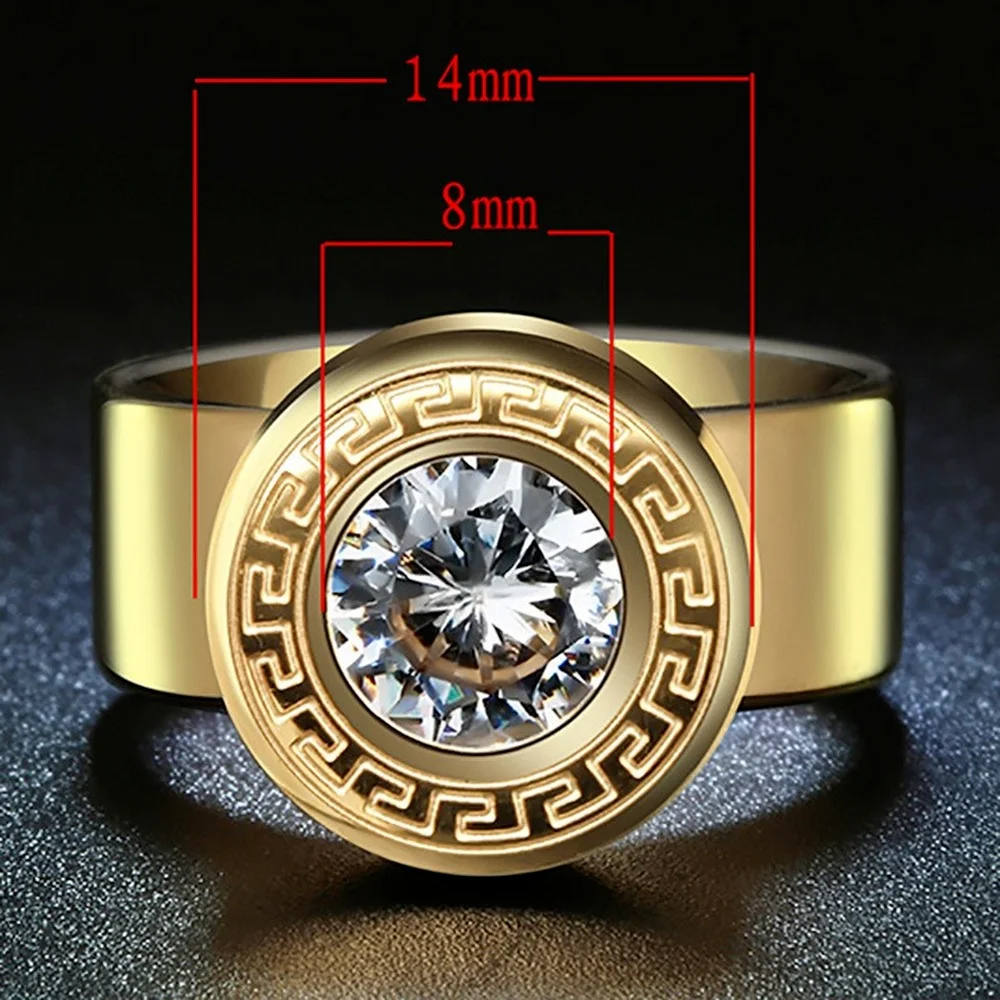 

New ladies party anniversary diamond detachable fashion trend creative titanium steel stainless steel simple Roman numeral ring