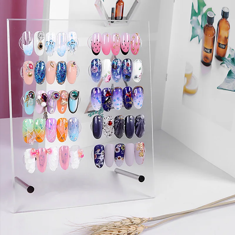 Накладные ногти Цвет книга Дисплей Гель лак для нейл арта карты диаграмма цветов