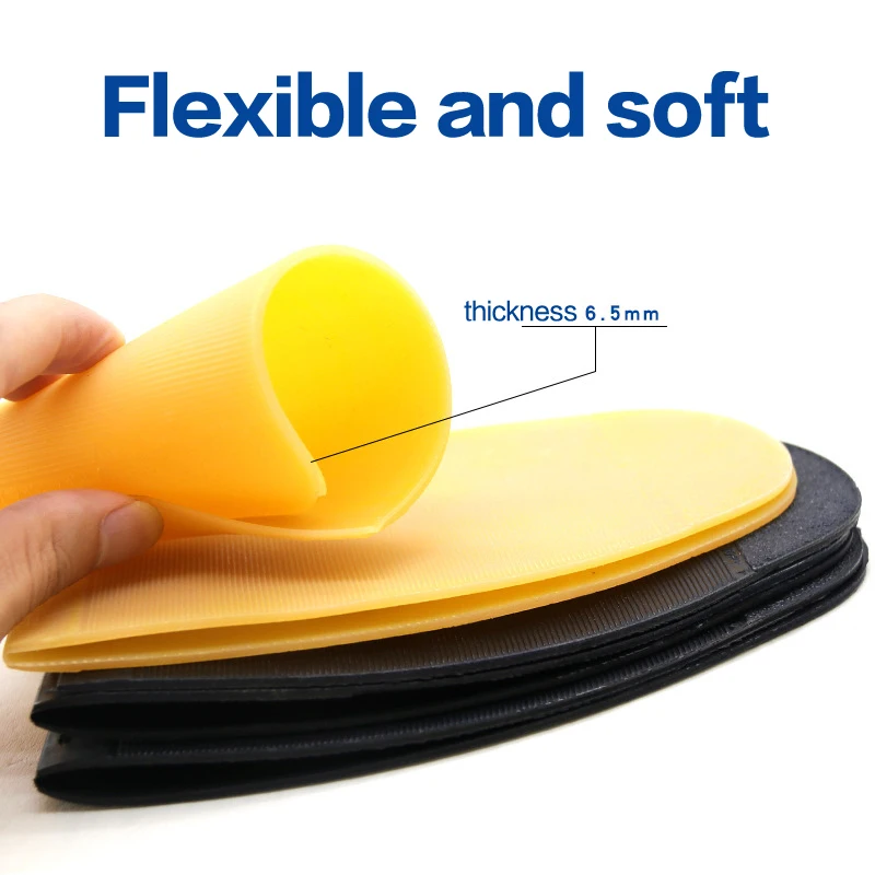 Anti Slip Outsoles Rubber Shoe Sole for Leather Business Shoes Repair Forefoot Pads Soles Bottoms Ground Grip Outsole Insert Pad