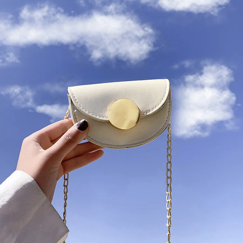 Summer saddle Messenger bag female crossbody Mini cute 2020 new trend chain shoulder women handbag |
