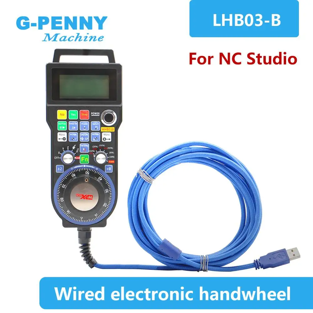 Бесплатная доставка! NC Studio подвеска MPG CNC Handwheel с проводом 3 оси Ручной USB приемник 40