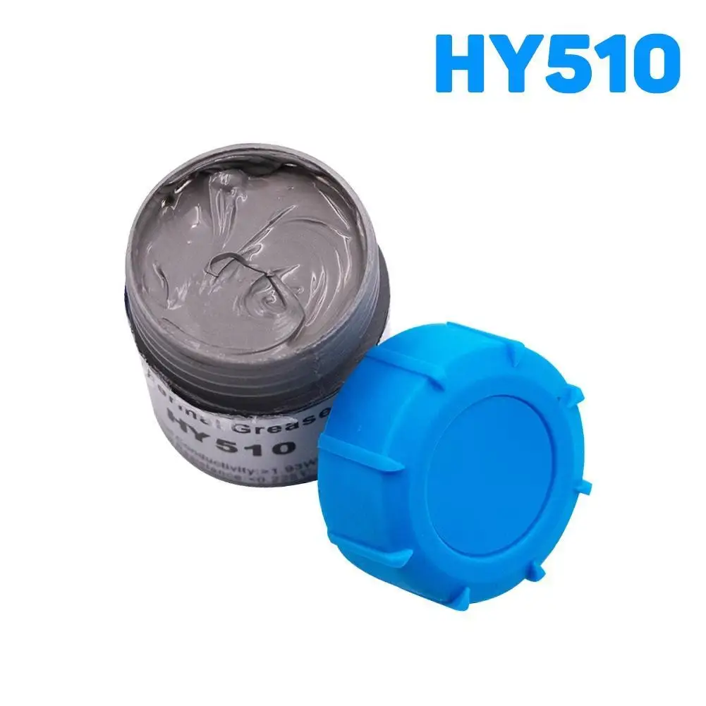 

1 шт. HY510 10g /25g шт. силиконовых кейсов проводящая Тепло Система паста проводящая силиконовая смазка радиатора для Процессор набор микросхем ...