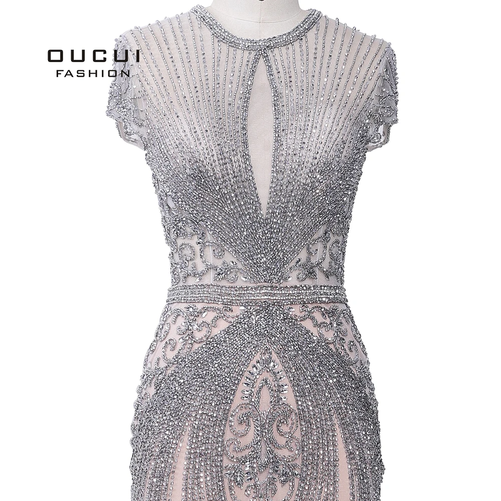

OUCUI Elegant Formal Evening Dress 2020 Party Gown Long For Women Robe De Soiree Vestidos De Fiesta De Noche Sukienka Wieczorowa
