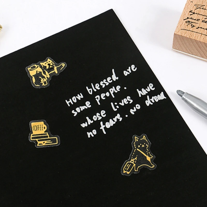 

6Sheets UV Epoxy Resin Filling Material Cute Cats Stickers Resin Mold Decorative R2LE