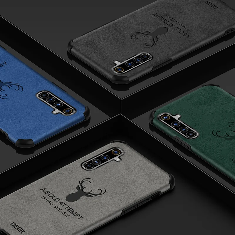luxury leather phone case for oppo a5 a9 2020 reno 2 z k1 k5 find x2 lite neo realme 5 6 pro 5i 5s 6i 6s q xt x2 x50 pro cover free global shipping