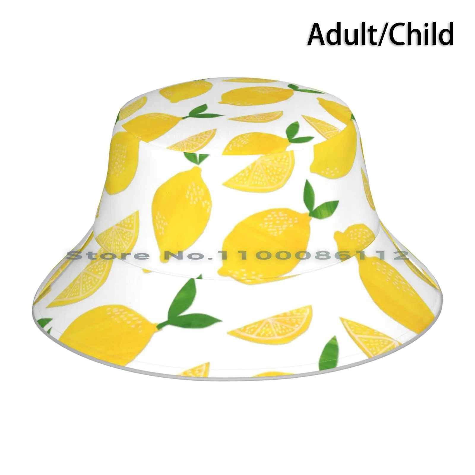 

Cut Paste Lemon Pattern Bucket Hat Sun Cap Lemon Citrus Cut And Paste Yellow Green Acrylic Posca Pen White Ink Lathe And Quill