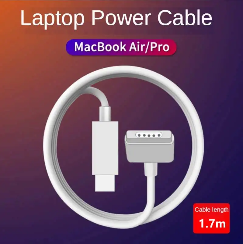 Переходник с USB типа C Femal на Magsaf * 1/2 для Apple MacBook Air/MacBook Pro 45 Вт 60 Вт 85 Вт 12/13/15 дюймов