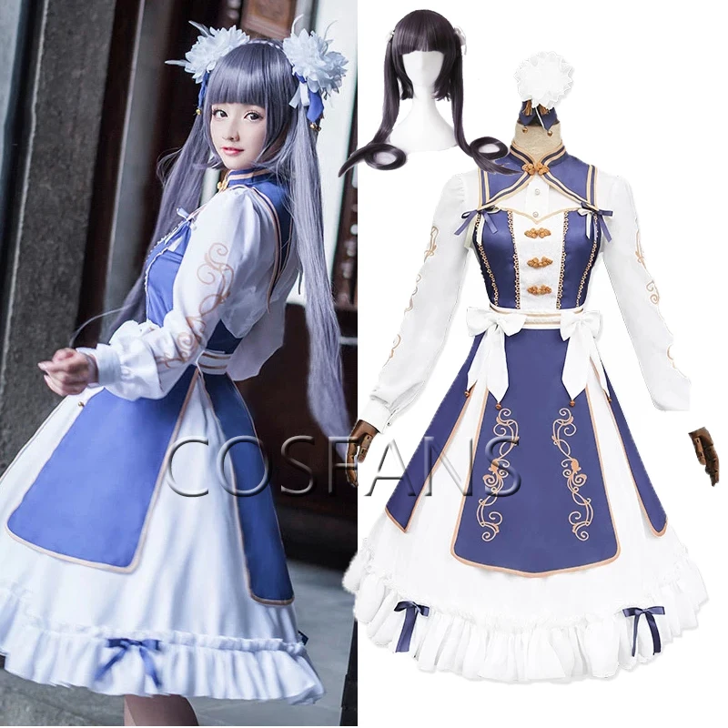 

Game Miracle Nikki Full Set Cosplay Costume Outfits Harajuku Costumes Halloween Party Women Lolita Cosplay Uniform Wig and shoes