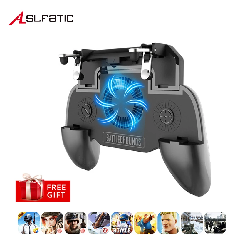 SR PUBG Джойстик контроллер геймпад кулер для телефона power Bank Free Fire Trigger Pugb мобильный