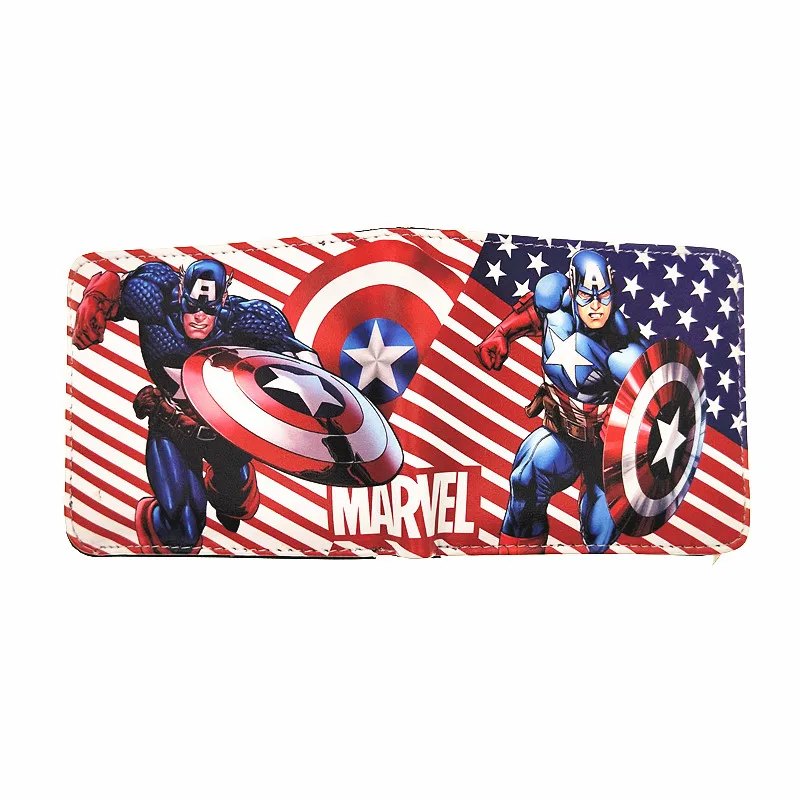 Рождественские подарки кошелек ironman американский капитан Супермен Цион на