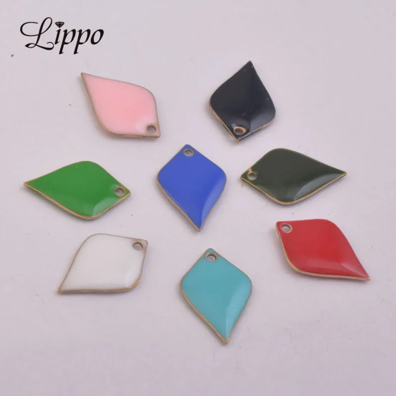 30 шт. двусторонние эмалевые подвески 12 х18 мм | Украшения и аксессуары