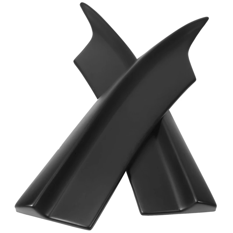 2Pcs Rear Bumper Lip Splitter Winglet Apron for 2015-2019 Dodge Charger Srt Black |