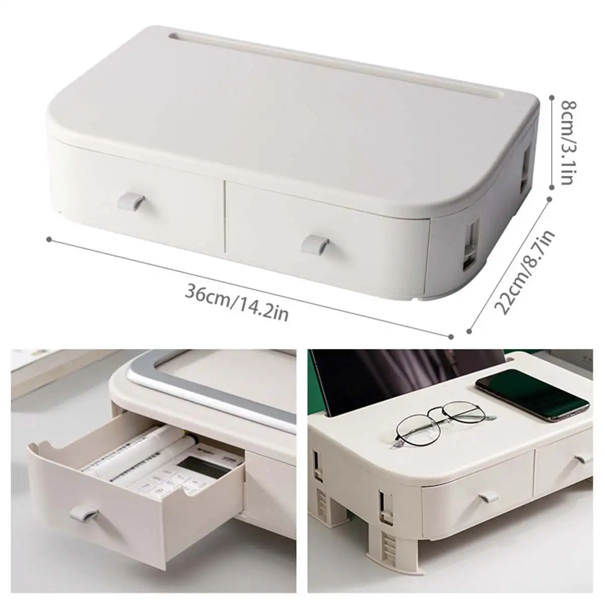 Органайзер для хранения дома офиса ноутбука ПК стеллаж регулируемая подставка