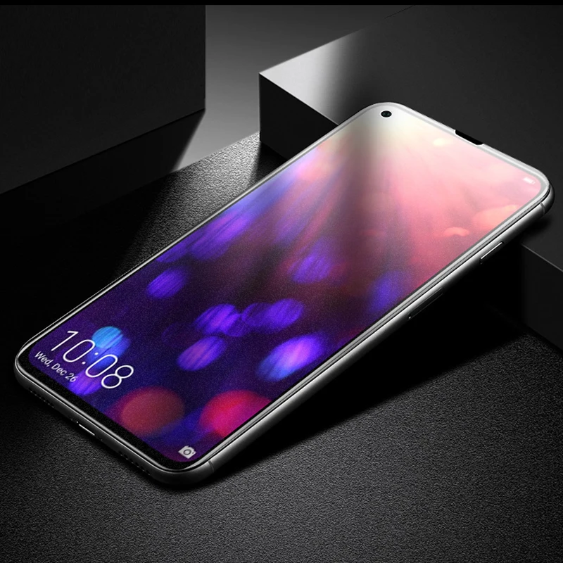 Закаленное стекло для Huawei Honor 20 Lite Pro 20Pro полностью покрывающее матовое с защитой