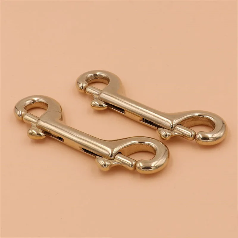 Твердая латунная металлическая сумка с пряжкой собачий воротник тканевая лента