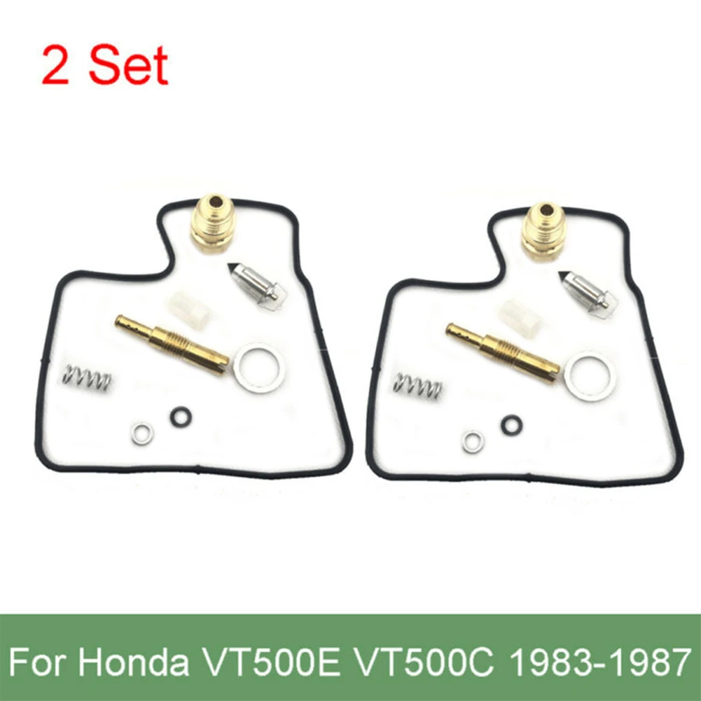 

2 Sets Carburetor repair kit Rebuild 500 VT500E VT500C Carb Replacement