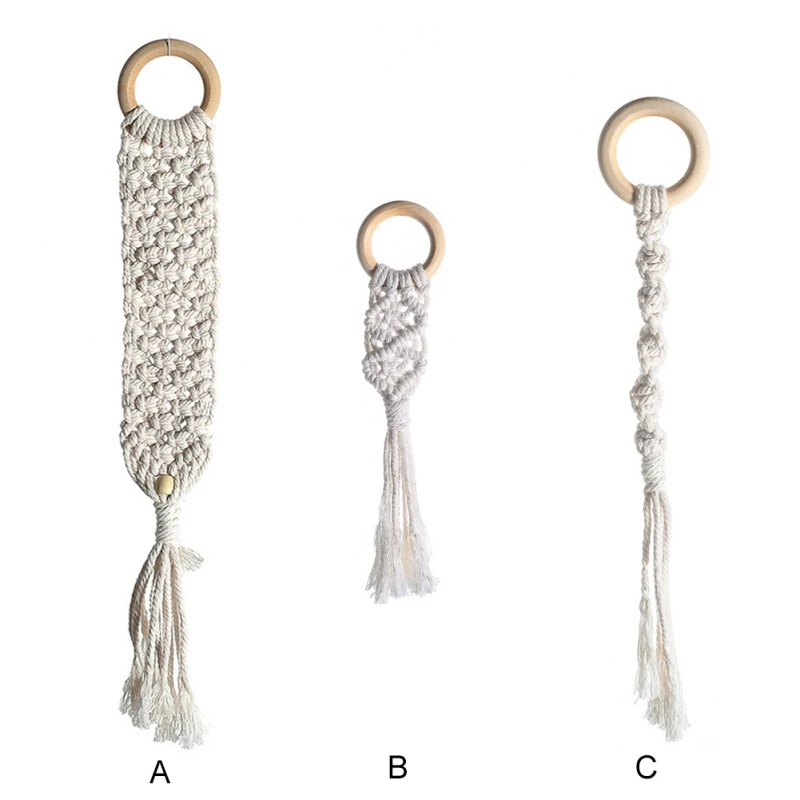 Настенный гобелен в стиле бохо ручной работы плетеный макраме свадебное