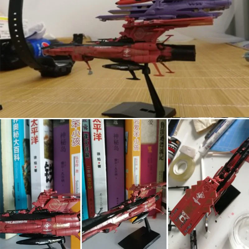 Оригинальный Bandai Yamato Andromeda класс линкор CCC 01 2202 ПВХ сборка Фигурки игрушки|Игровые