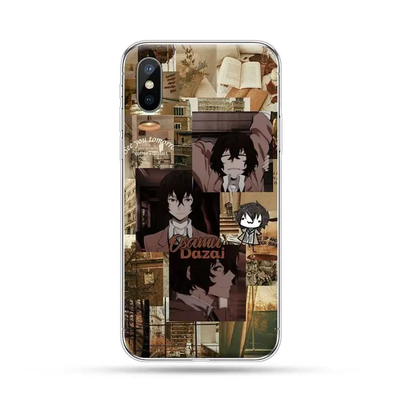 

Anime Poster Bungou Stray Dogs Phone Case For iphone 12 mini 5 5s 5c se 6 6s 7 8 plus x xs xr 11 pro max