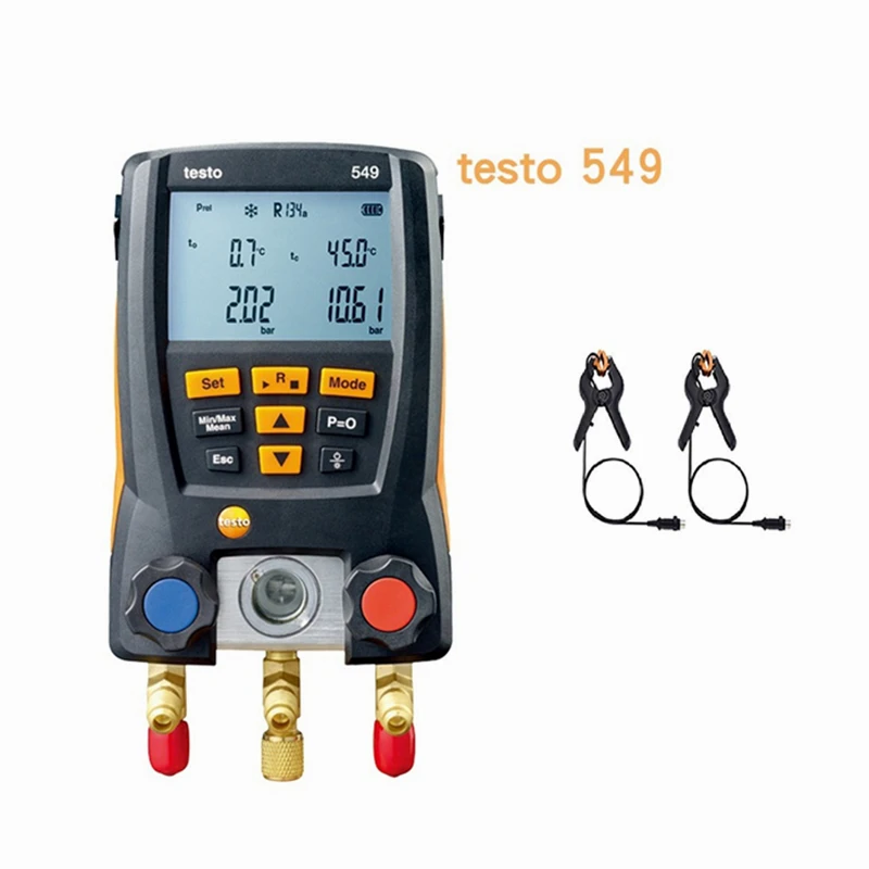 Холодильное Testo 549 с температурными плоскогубцами цифровой коллектор HVAC датчик системы комплект метр 0560 0550
