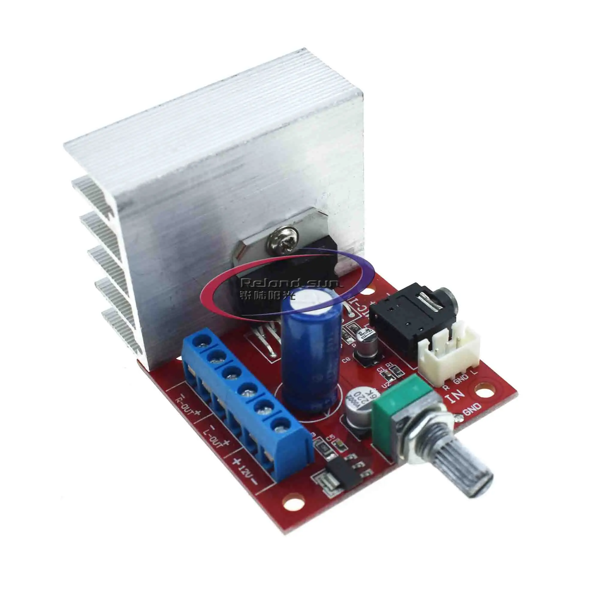 MAX9812 + TDA7297 Плата усилителя громкоговорителя электрические микрофонные