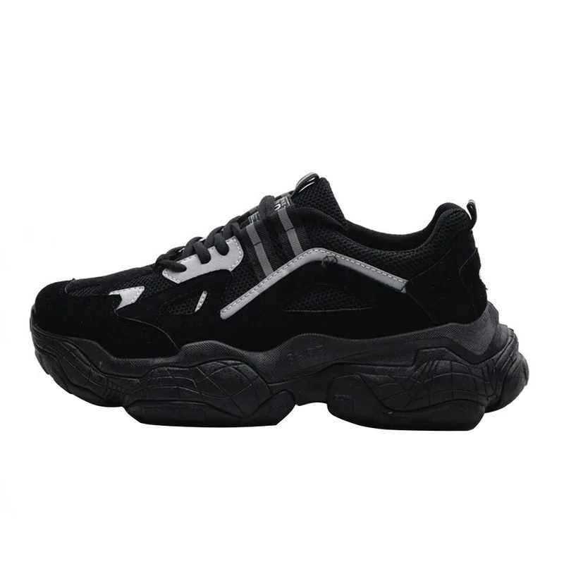 ADISPUTENT Men Chunky Sneakers Platform Thick Sole Casual Vulcanize Shoes Web Celebrity Dad Female Fashion Sneakers Designer